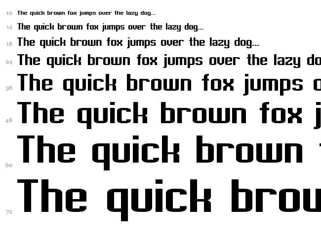 Empanada font waterfall